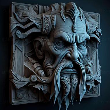 3D model Warcraft 3 The Frozen Throne game (STL)